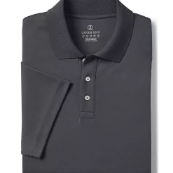 School Uniform Men's Short Sleeve Solid Active Polo Shirt