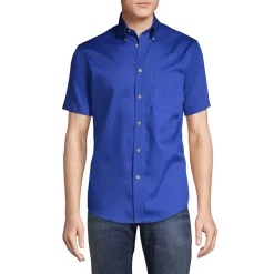 School Uniform Men's Short Sleeve Performance Twill Shirt