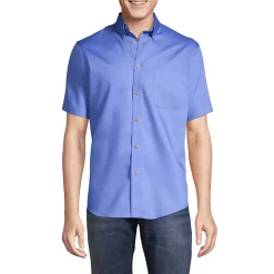 School Uniform Men's Short Sleeve Performance Twill Shirt
