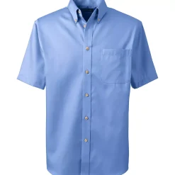 School Uniform Men's Short Sleeve Performance Twill Shirt