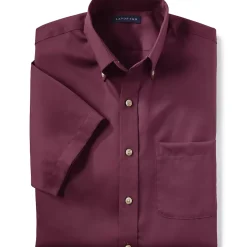 School Uniform Men's Short Sleeve Performance Twill Shirt