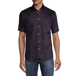 School Uniform Men's Short Sleeve Performance Twill Shirt