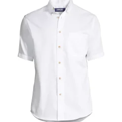 School Uniform Men's Short Sleeve Performance Twill Shirt