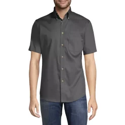 School Uniform Men's Short Sleeve Performance Twill Shirt