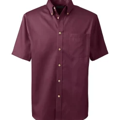 School Uniform Men's Short Sleeve Performance Twill Shirt
