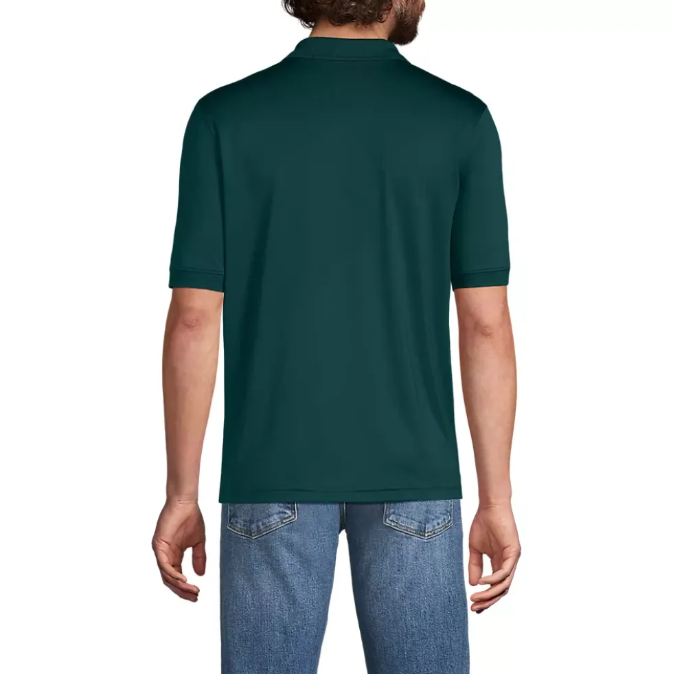 School Uniform Men's Short Sleeve Rapid Dry Active Polo Shirt