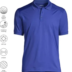 School Uniform Men's Short Sleeve Rapid Dry Active Polo Shirt