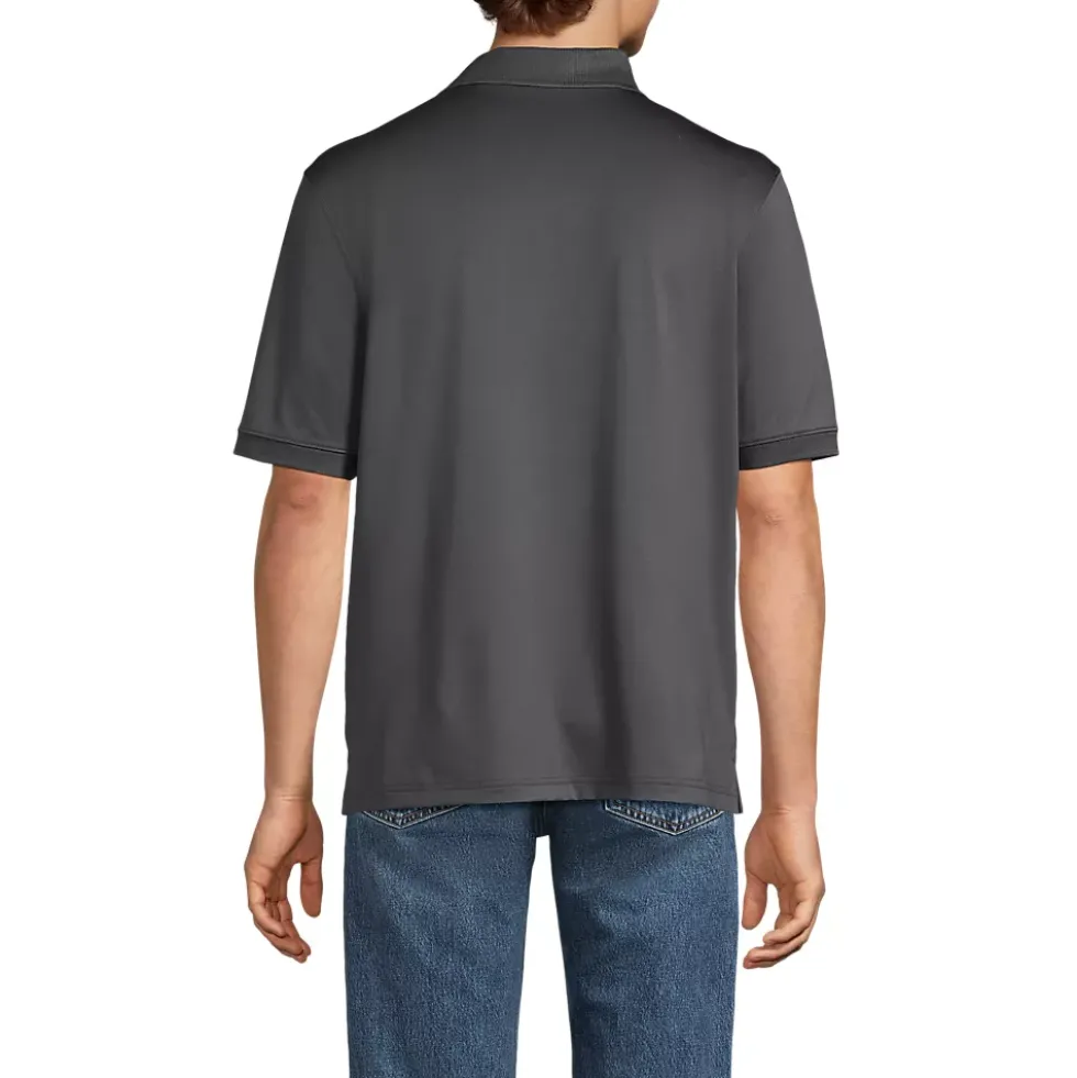 School Uniform Men's Short Sleeve Rapid Dry Active Polo Shirt