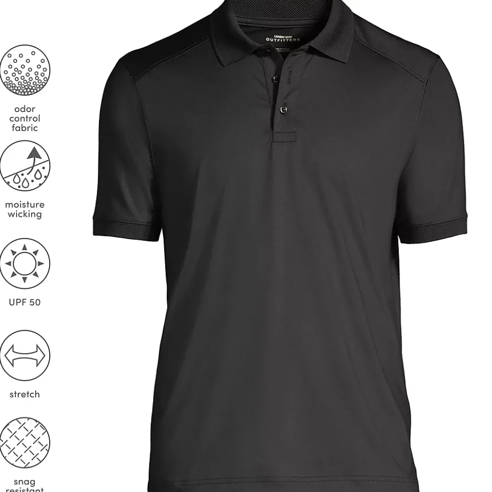 School Uniform Men's Short Sleeve Rapid Dry Active Polo Shirt