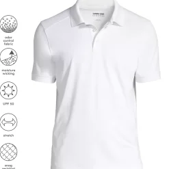 School Uniform Men's Short Sleeve Rapid Dry Active Polo Shirt