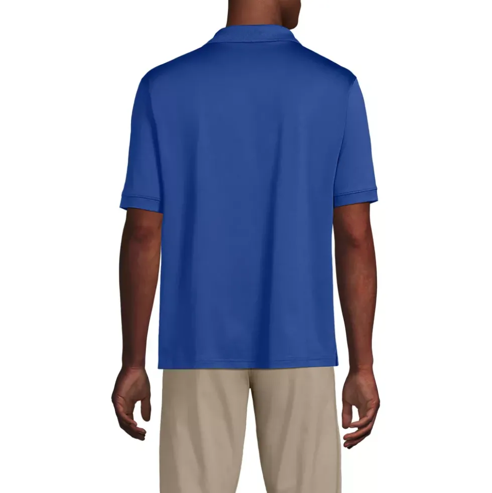 School Uniform Men's Short Sleeve Rapid Dry Active Polo Shirt