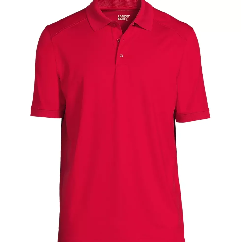 School Uniform Men's Short Sleeve Rapid Dry Active Polo Shirt