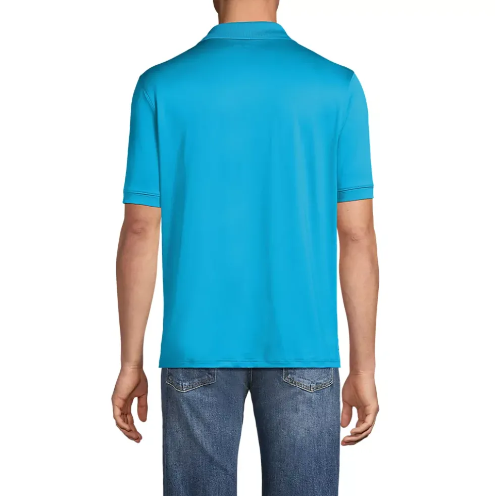 School Uniform Men's Short Sleeve Rapid Dry Active Polo Shirt