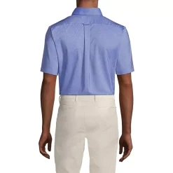 School Uniform Men's Short Sleeve Buttondown Oxford Sport Shirt
