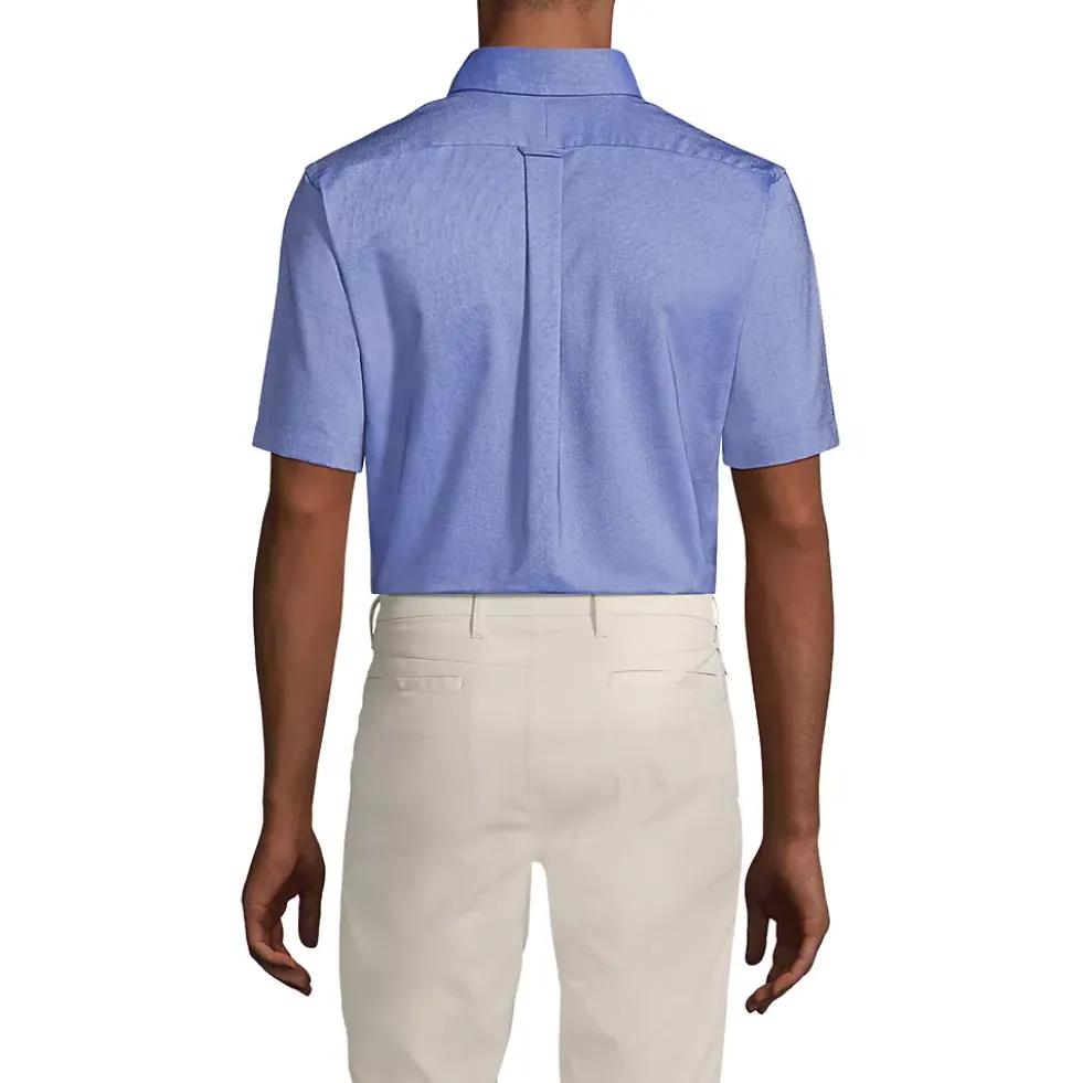 School Uniform Men's Short Sleeve Buttondown Oxford Sport Shirt