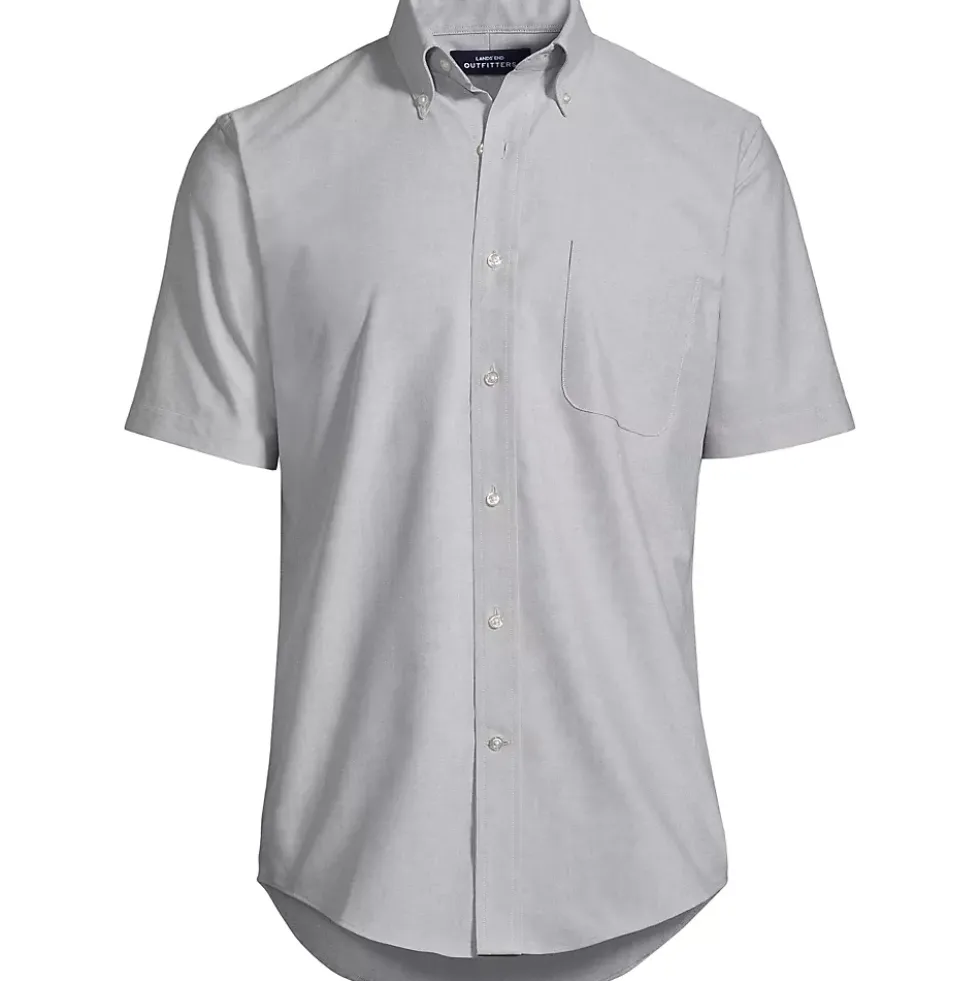 School Uniform Men's Short Sleeve Buttondown Oxford Sport Shirt
