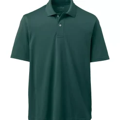 School Uniform Men's Short Sleeve Polyester Polo