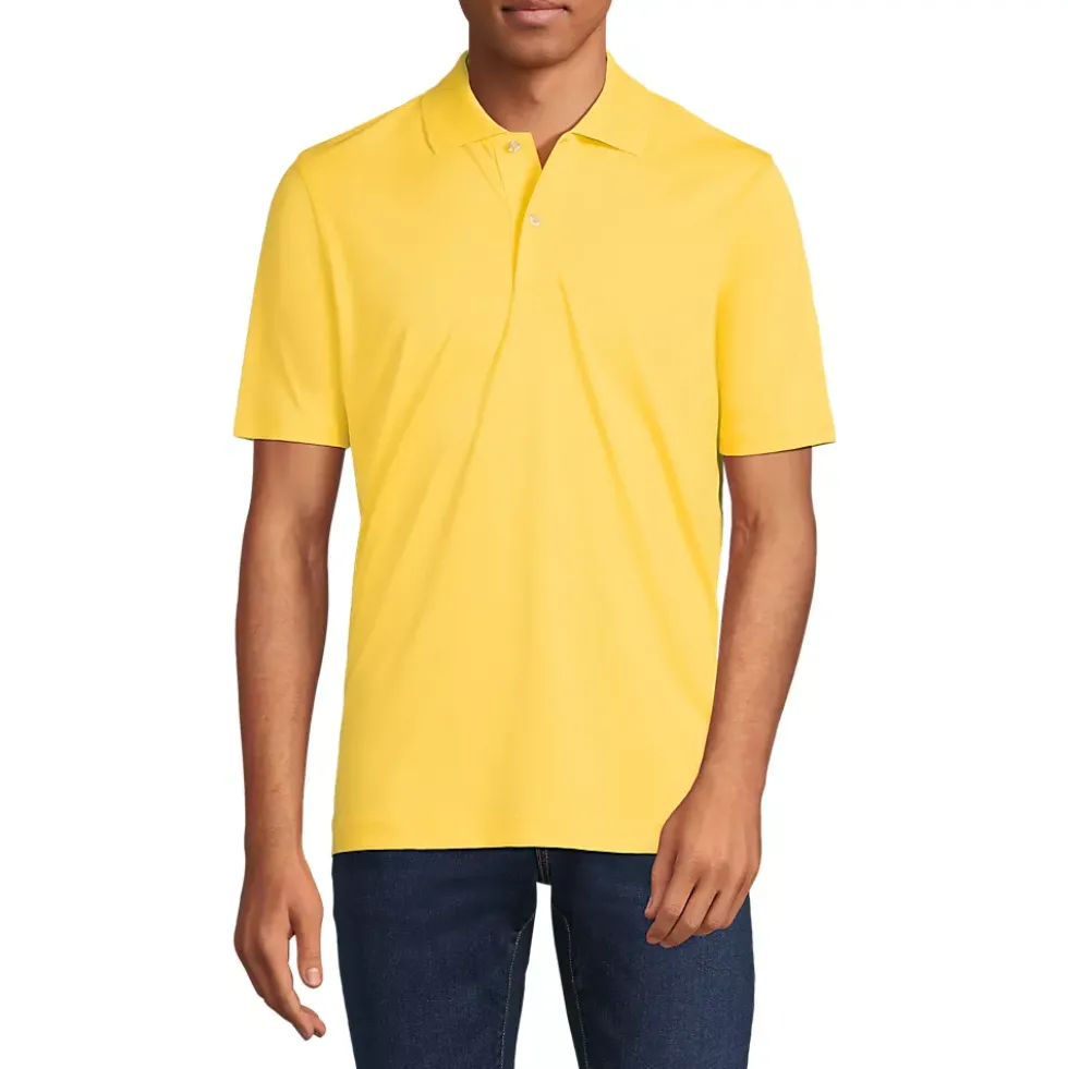 School Uniform Men's Short Sleeve Polyester Polo