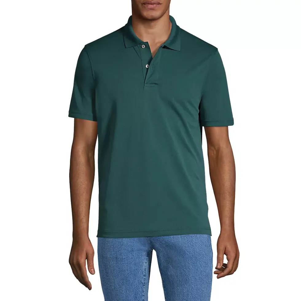 School Uniform Men's Short Sleeve Polyester Polo