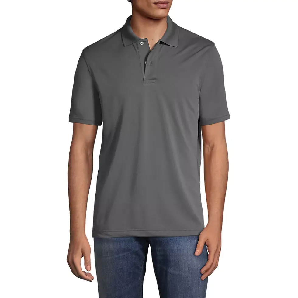 School Uniform Men's Short Sleeve Polyester Polo