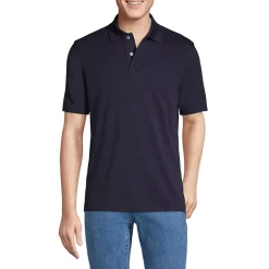 School Uniform Men's Short Sleeve Polyester Polo