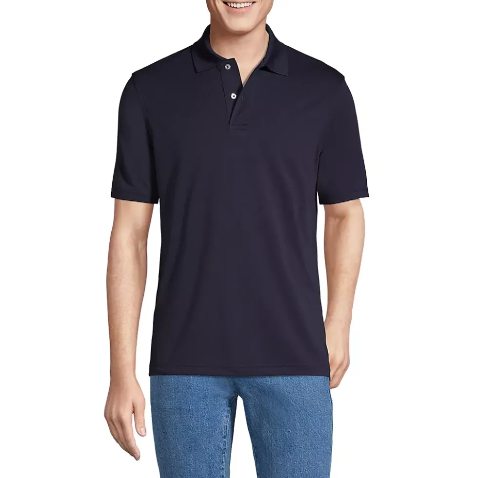 School Uniform Men's Short Sleeve Polyester Polo