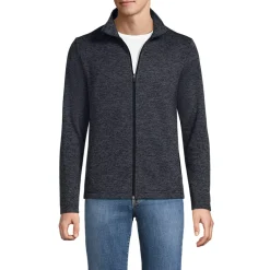 School Uniform Men's Sweater Fleece Zip Front Jacket