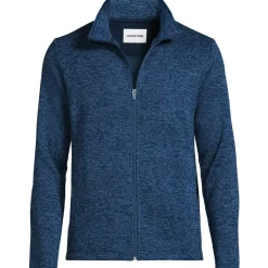 School Uniform Men's Sweater Fleece Zip Front Jacket