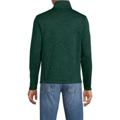 School Uniform Men's Sweater Fleece Zip Front Jacket