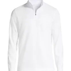 School Uniform Men's Textured Quarter Zip Pullover