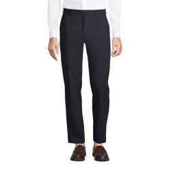 School Uniform Men's Washable Wool Tailored Plain Front Trousers