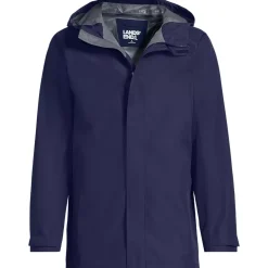 School Uniform Men's Waterproof Hooded Packable Rain Jacket