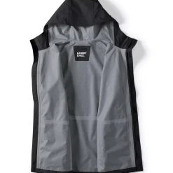 School Uniform Men's Waterproof Hooded Packable Rain Jacket