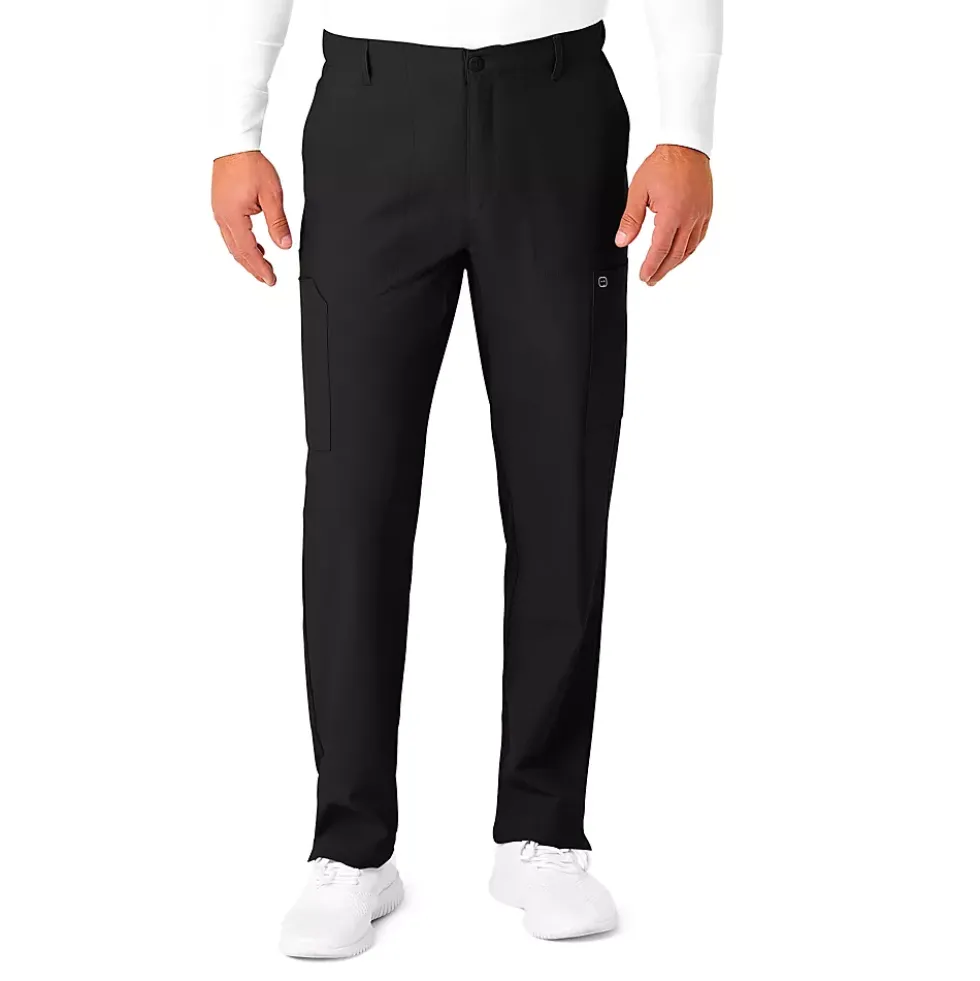 School Uniform Men's Wink W123 Flat Front Cargo Scrub Pants