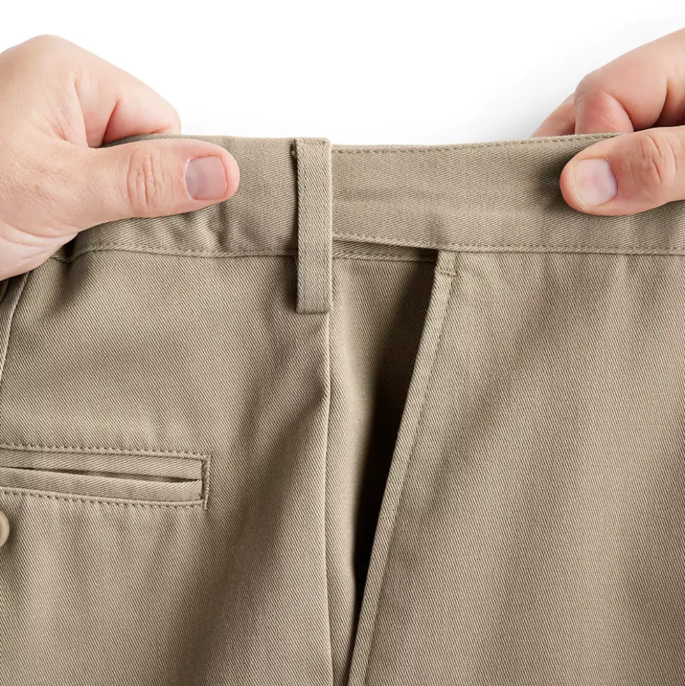 School Uniform No Iron Comfort Waist Traditional Fit Chino Pant
