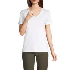 School Uniform Supima Cotton V-Neck T-Shirt