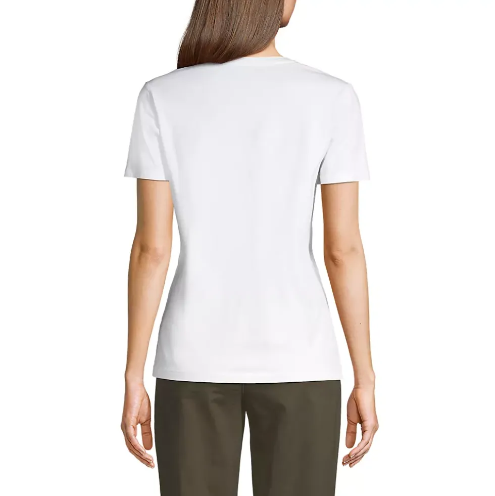 School Uniform Supima Cotton V-Neck T-Shirt