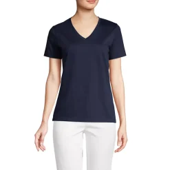 School Uniform Supima Cotton V-Neck T-Shirt