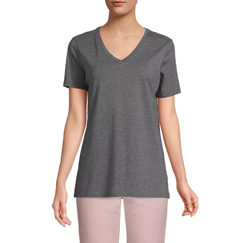 School Uniform Supima Cotton V-Neck T-Shirt