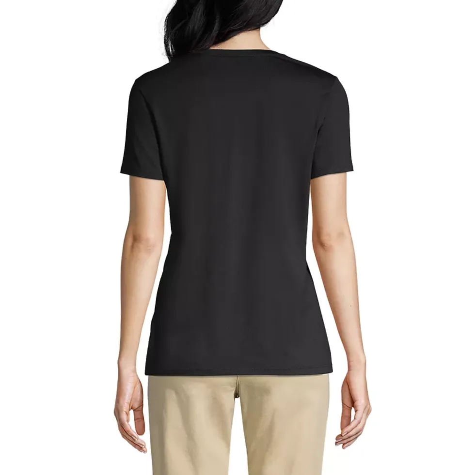 School Uniform Supima Cotton V-Neck T-Shirt