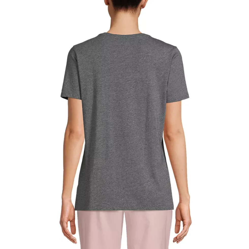 School Uniform Supima Cotton V-Neck T-Shirt