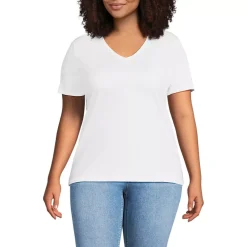 School Uniform Supima Cotton V-Neck T-Shirt