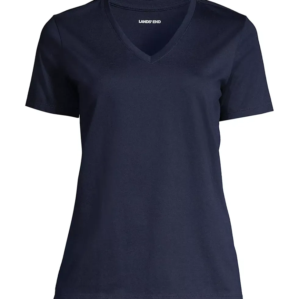 School Uniform Supima Cotton V-Neck T-Shirt