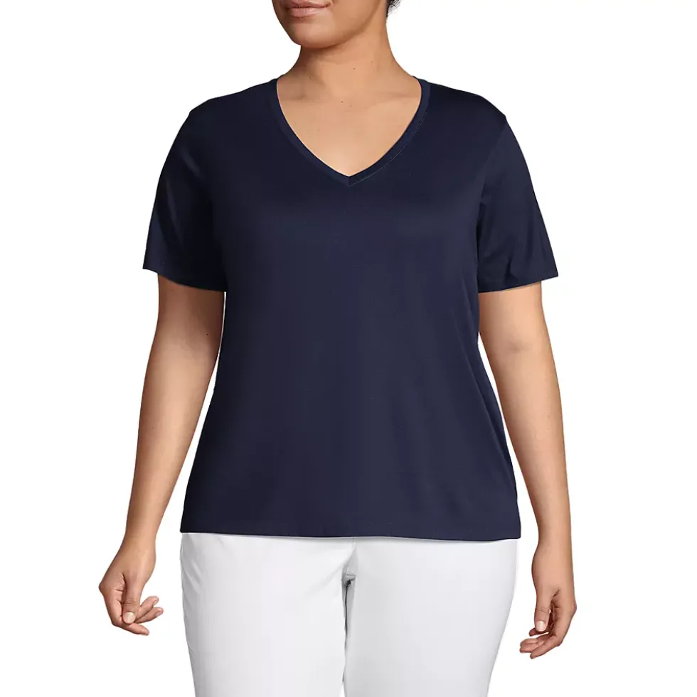 School Uniform Supima Cotton V-Neck T-Shirt