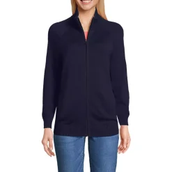 School Uniform Unisex Cotton Modal Full Zip Sweater Jacket