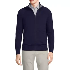 School Uniform Unisex Cotton Modal Full Zip Sweater Jacket