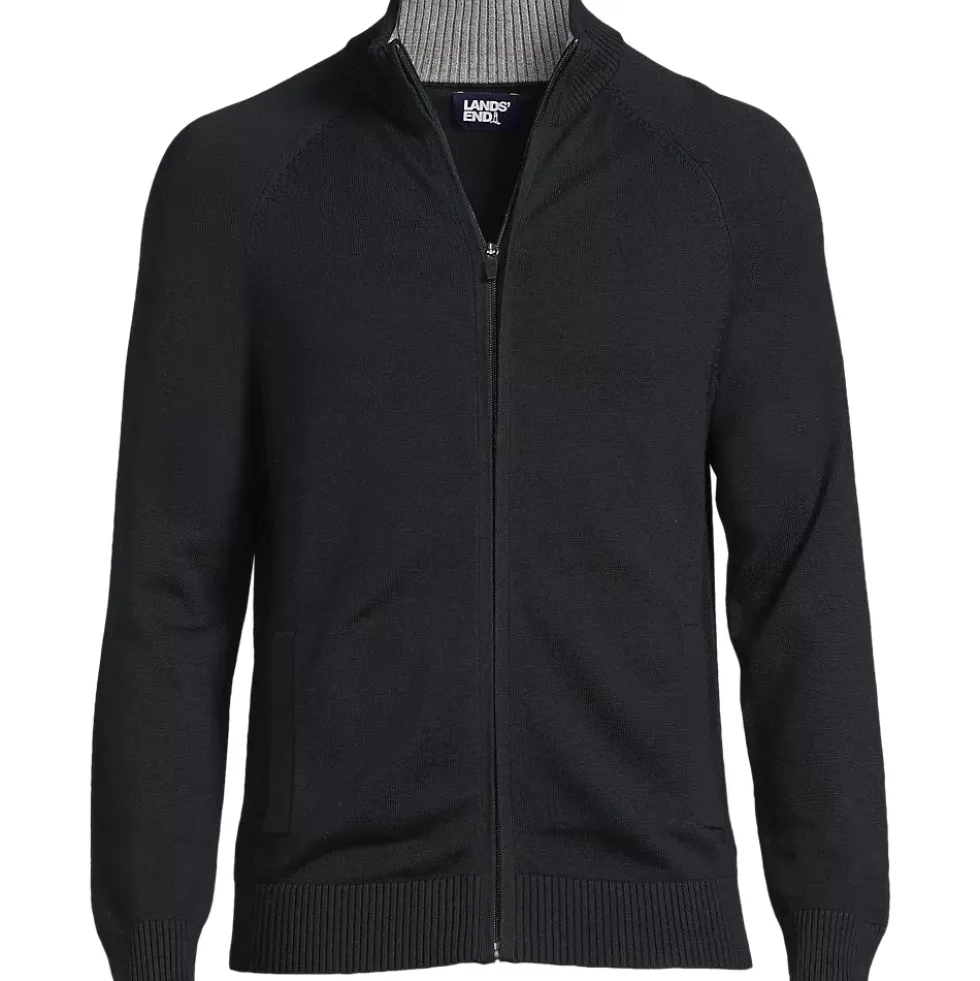 School Uniform Unisex Cotton Modal Full Zip Sweater Jacket
