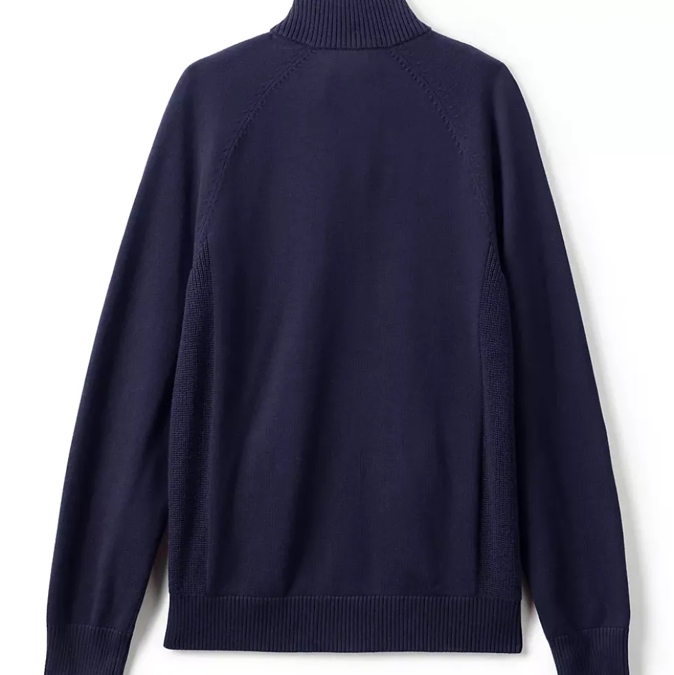 School Uniform Unisex Cotton Modal Full Zip Sweater Jacket