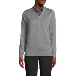 School Uniform Unisex Cotton Modal Vneck Pullover Sweater