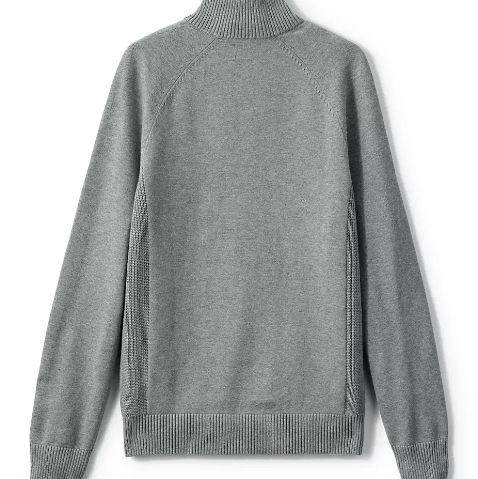School Uniform Unisex Cotton Modal Quarter Zip Sweater